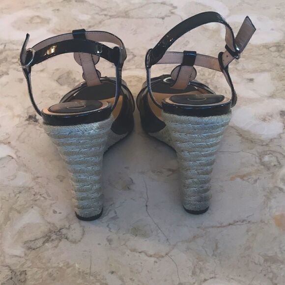 Cole Haan Pixie Nike Air Wedge Sandals Espadrilles - Picture 7 of 8